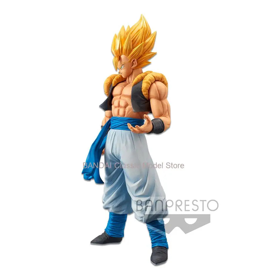 100% Original Genuine Banpresto Dragon Ball Z Grandista Nero 28cm Gogeta Action Figure Model Toys Figurals Brinquedos