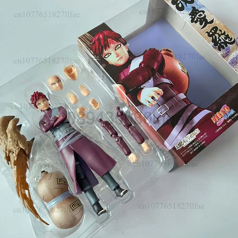 S.H.Figuarts Naruto Figure 15cm Shippuden Gaara SHF Collection Action Figure Model Toys I Love Luo Joint Movable Doll Room Decor