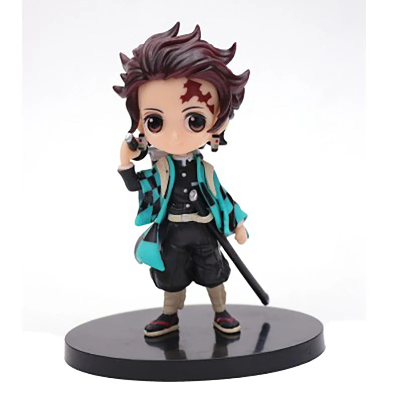 Anime Demon Slayer Kamado Tanjirou Q Posket Figure Cute Model Toy Gift Collection Action Figure Boxe Ornaments PVC
