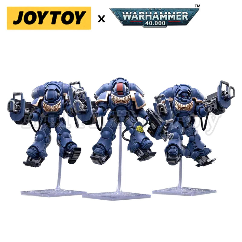 JOYTOY 1/18 Action Figure (3PCS/SET) 40K Primaris Inceptors Anime Collection Military Model