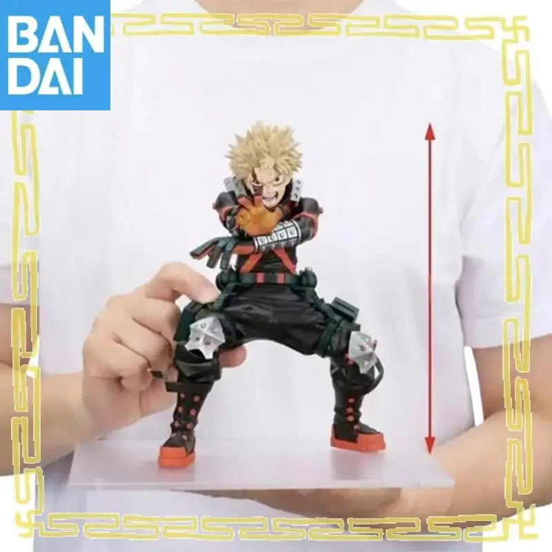 Genuine Bandai Namco Banpresto My Hero Academia Bakugo Katsuki Grandista Anime Figure Model Collector Desktop Ornament Toy Gift