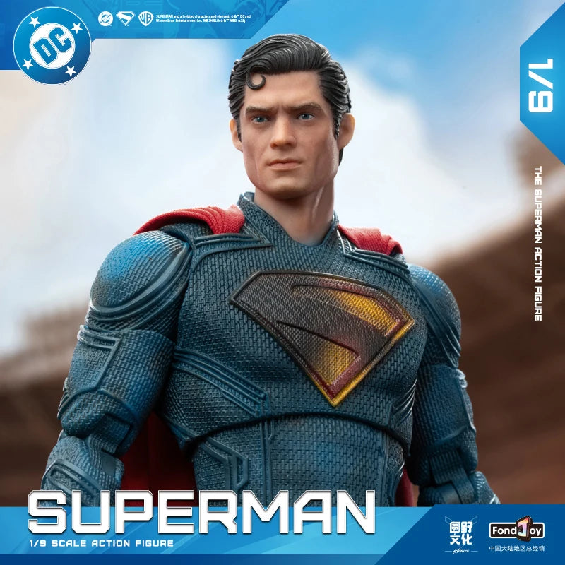 IN STOCK 2025 Fondjoy Battle Damaged Superman Action Figure David Corenswet 1/9 New Superman Figure Pvc Joint Movable