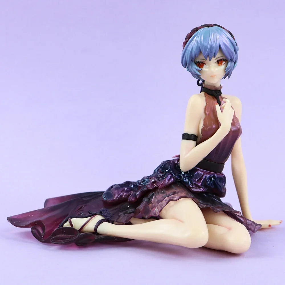 Anime Pretty Girl Asuka And Ayanami, Pretty Girl Handmade Anime Model Car Desktop Small Ornament Gift