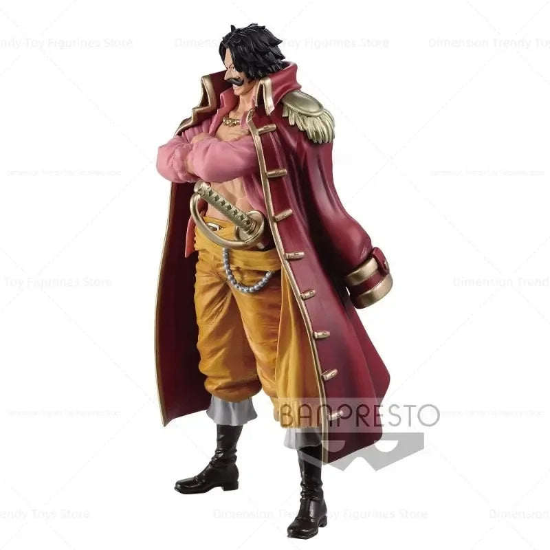В наличност Bandai Banpresto One Piece DXF Grand Line Wano Country Gol·D·Roger Аниме екшън фигурки Модел играчка Колекция DT