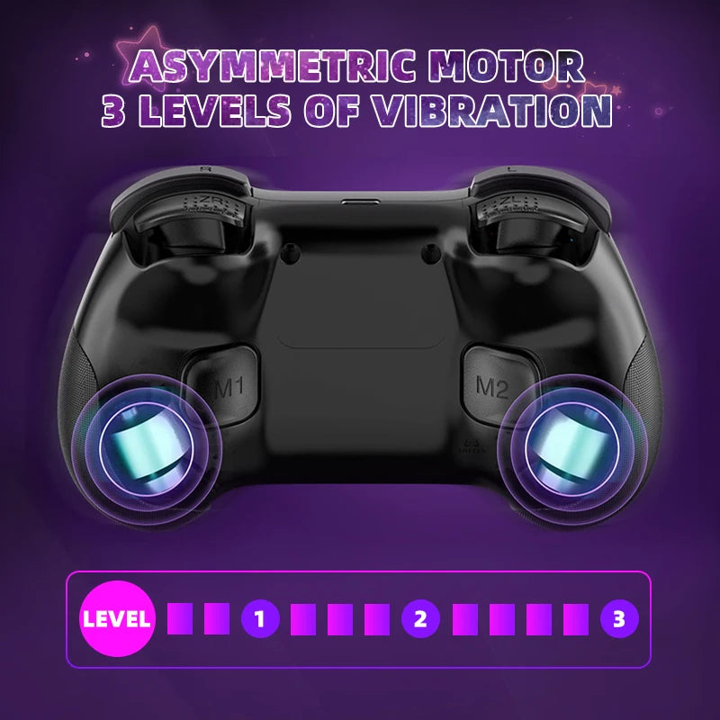 Wireless Mini Dual Hall Gamepad PC Game Controller for ROG Ally PC Steam Deck Switch OLED ROG AllyJoystick Gift