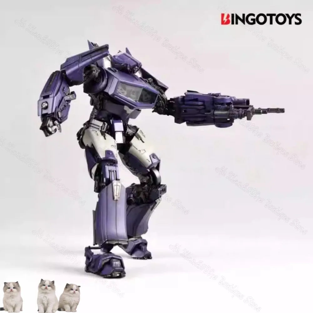 24-hour shipping Transformed toys Bingotoys BT-01 BT01 Silenced Vibration Wave Man Action Figure Toy Collection Gift