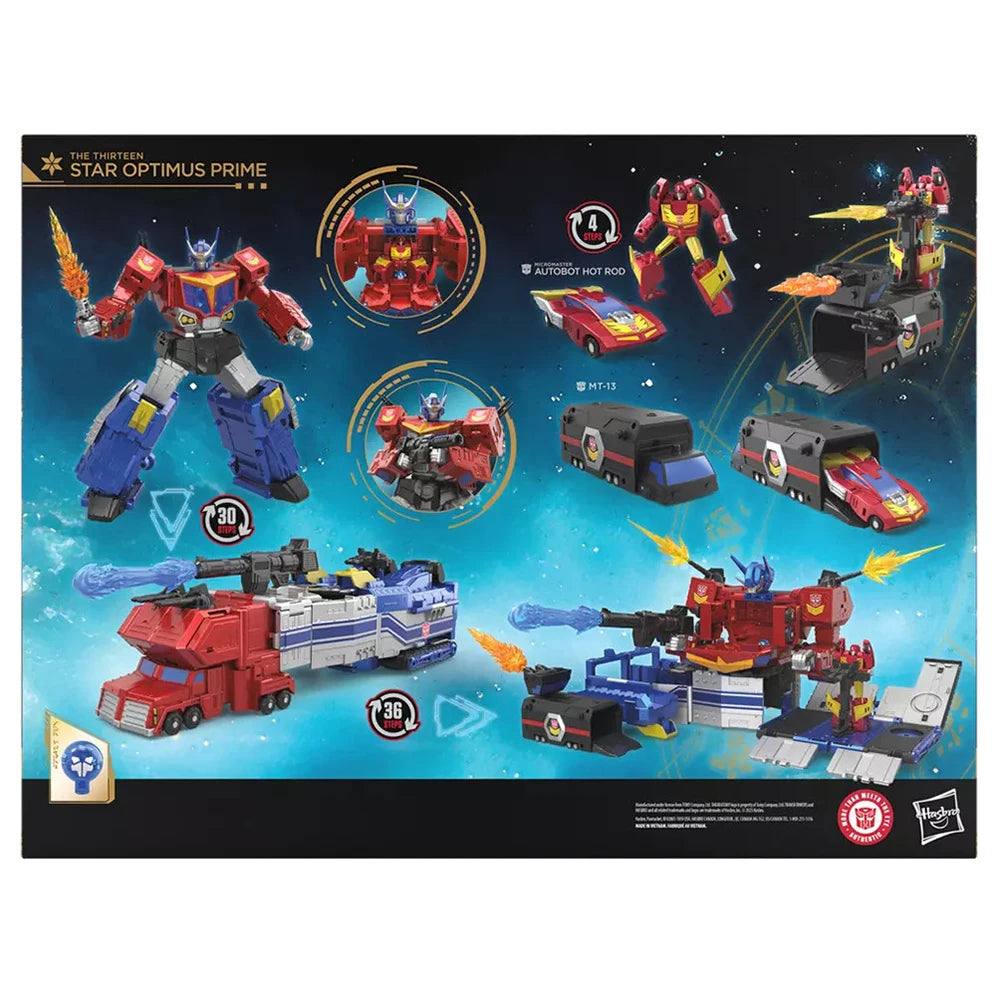 [In-Stock] Hasbro Transformers Age of the Primes The Thirteen Star Optimus Prime Great 38cm Titan Class Action Figure Model Toys