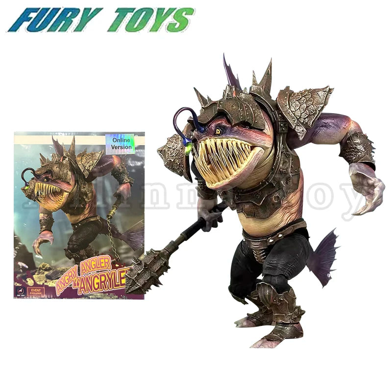 Fury Toys 1/12 7nches Action Figure The Record of the Mountain and Sea Demon God Lantern Fish Anime Toy