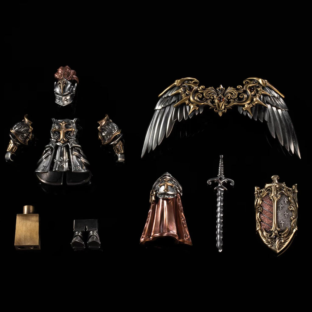 Magnetic Paladin Crusader Action Figure, Metal Model Kit for Adults, Desk Decor Fidget Toys, Halloween Christmas Birthday Gift