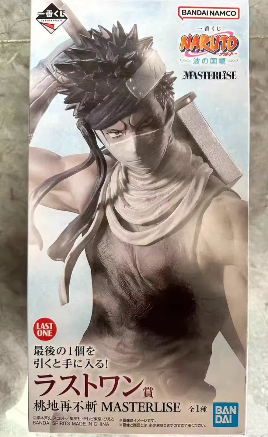 Bandai In Sock Banpresto Naruto Anime Original Ichiban Kuji Momochi Zabuza Figures Model Toys Statue Collectible Ornaments
