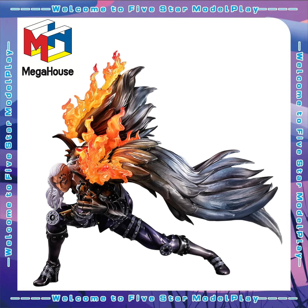 【FS】MegaHouse POP One of The Navigator Beasts Pirates Big Board "Ember of Fire" Anime Doll Figure Model Toys Gifts