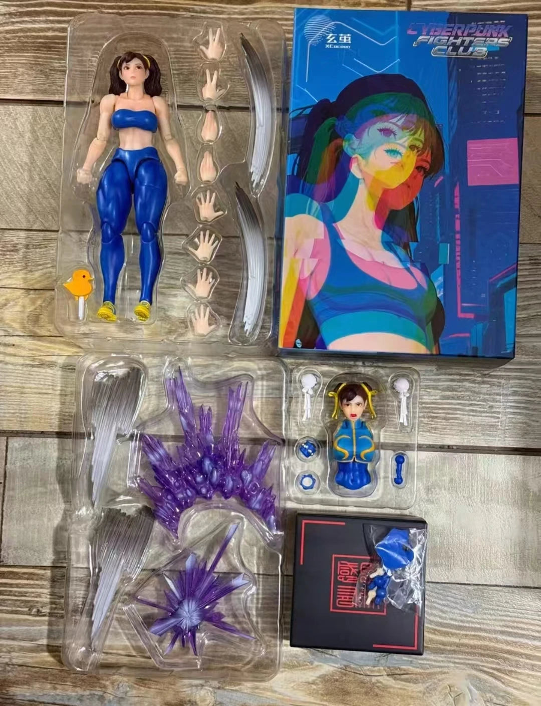 Xuanjuan Studio Original Fighting Girl Shanchuan Yue Studio Building Block Accessories 6-inch1/12Super Mobile Handheld Model Toy