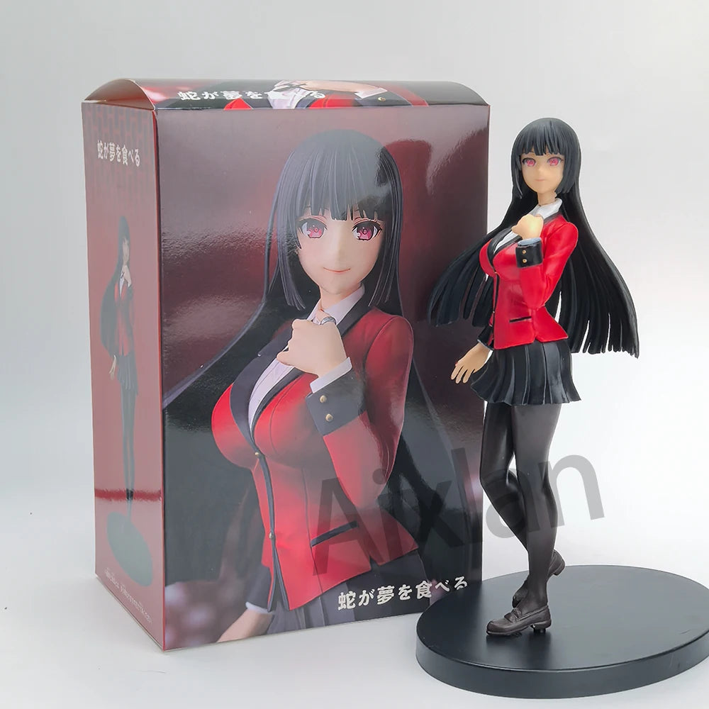 17 см ARTFX J Kakegurui Аниме фигурка Jabami Yumeko PVC екшън фигурка Колекционерски модели играчки Подаръчни орнаменти Кукла играчка
