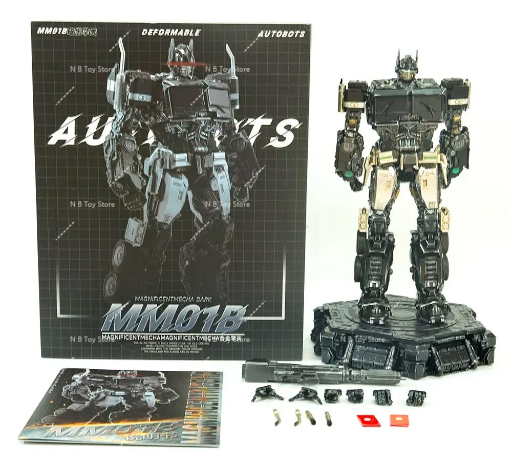 In Stock New Magnificent Transformation Toys MM-01B MM01B Dark Ont Commander Skeleton Toy Action Figure Collectible Gifts