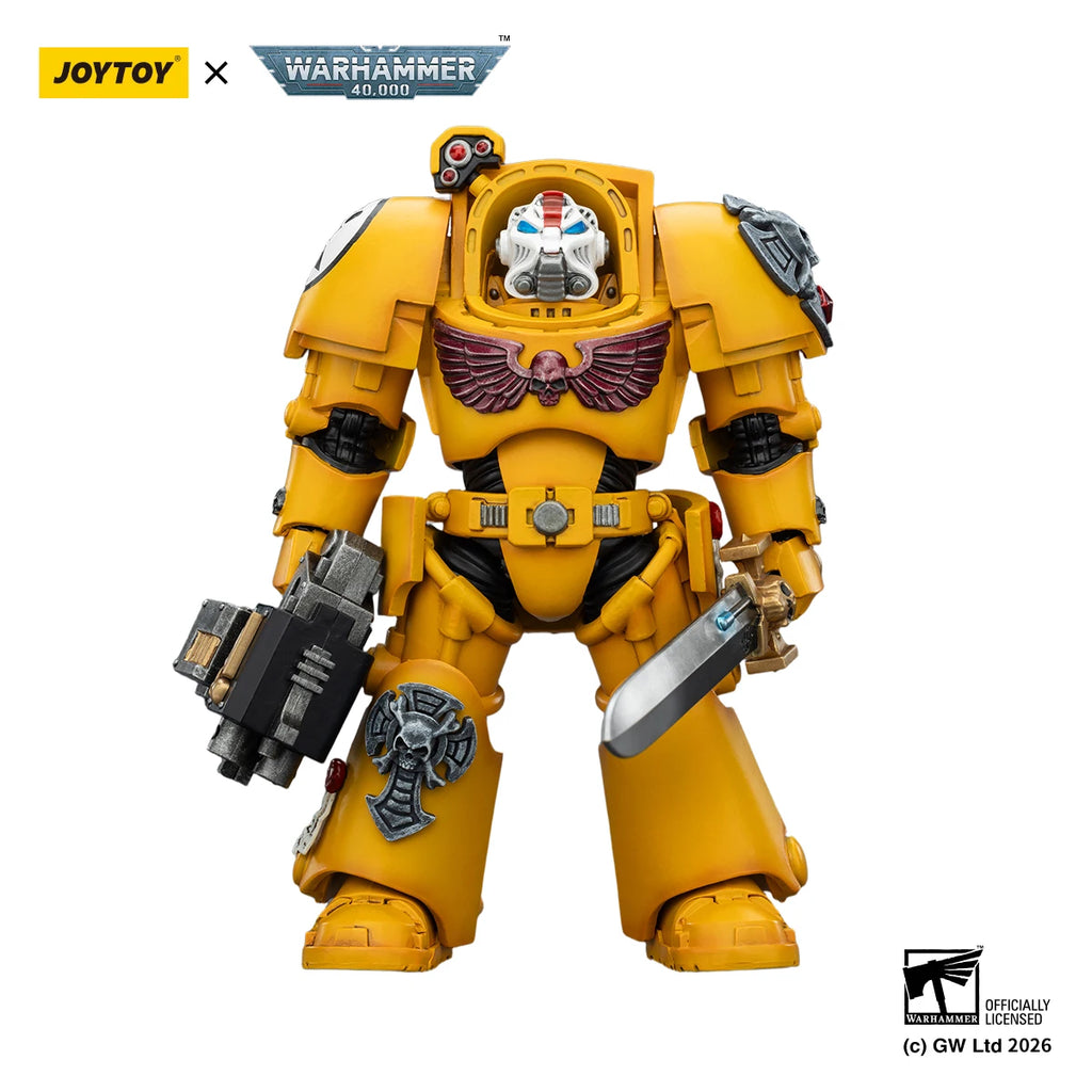JOYTOY Warhammer 40k 1/18 Action Figures Terminator Black Templars Dark Angels Imperial Fists White Scars Salamanders Model Toys