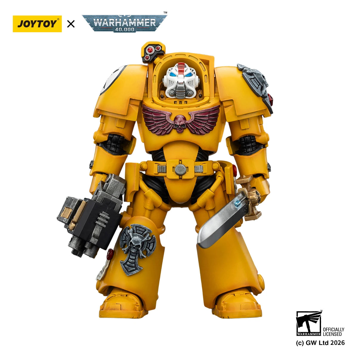 JOYTOY Warhammer 40k 1/18 Action Figures Terminator Black Templars Dark Angels Imperial Fists White Scars Salamanders Model Toys