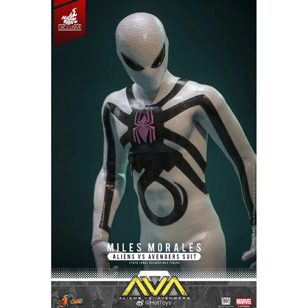 Hot Toys CMS027 Marvel Miles Morales Aliens vs Avengers Suit 1/6th Scale Collectible Action Figure Exclusive Limited