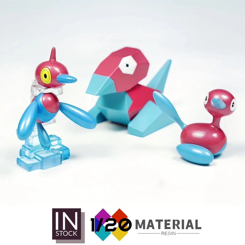 [In Stock]1/20 Resin Scale World [HH] - Porygon & Porygon2 & Porygon-Z [Split RE-MENT]