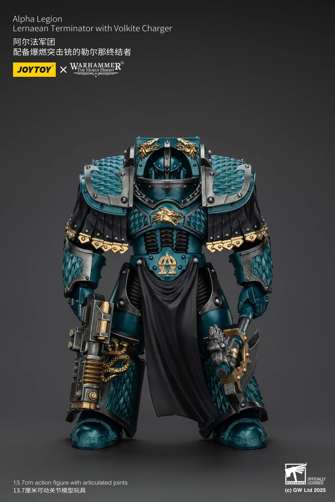 【In Stock】JOYTOY Warhammer 40K Alpha Legion 1/18 Action Figure Model Toy Gift