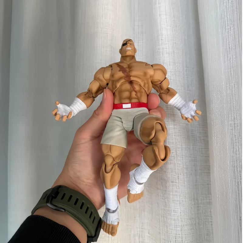 Storm Toys Original Street Fighter Zero 3 Sagat Limited Edition 1/12 Action Figure Model Desktop Collection Ornament Toys Gifts