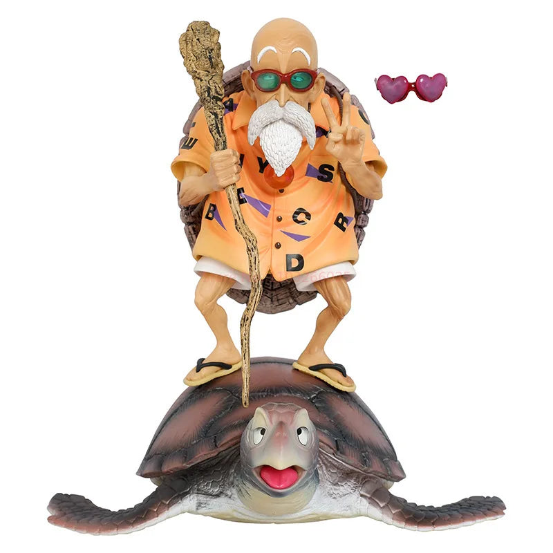 【Auf Lager】 53 cm Anime Dragon Ball Kame Sennin Figur Master Roshi Figur PVC-Statue Actionfiguren Sammlung Modell Spielzeug Geschenke