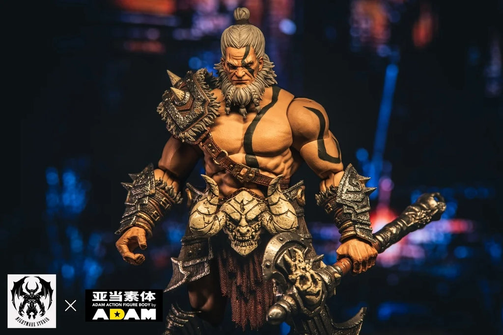 Hot Sale Nightmare Studio D20 1/12 Scale Classic Game Characters Barbarian Male Warrior Full Set 6inch Action Figures Toy Gifts
