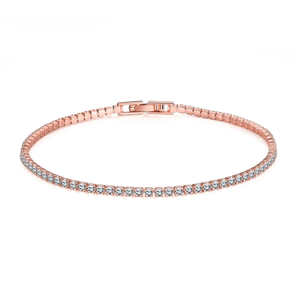 Massives 18K 14K Gold Moissanite Tennisarmband für Damen D VVS1 rundes 925 Sterling Silber Luxusarmband zur Verlobung