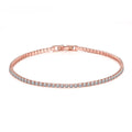 Massives 18K 14K Gold Moissanite Tennisarmband für Damen D VVS1 rundes 925 Sterling Silber Luxusarmband zur Verlobung