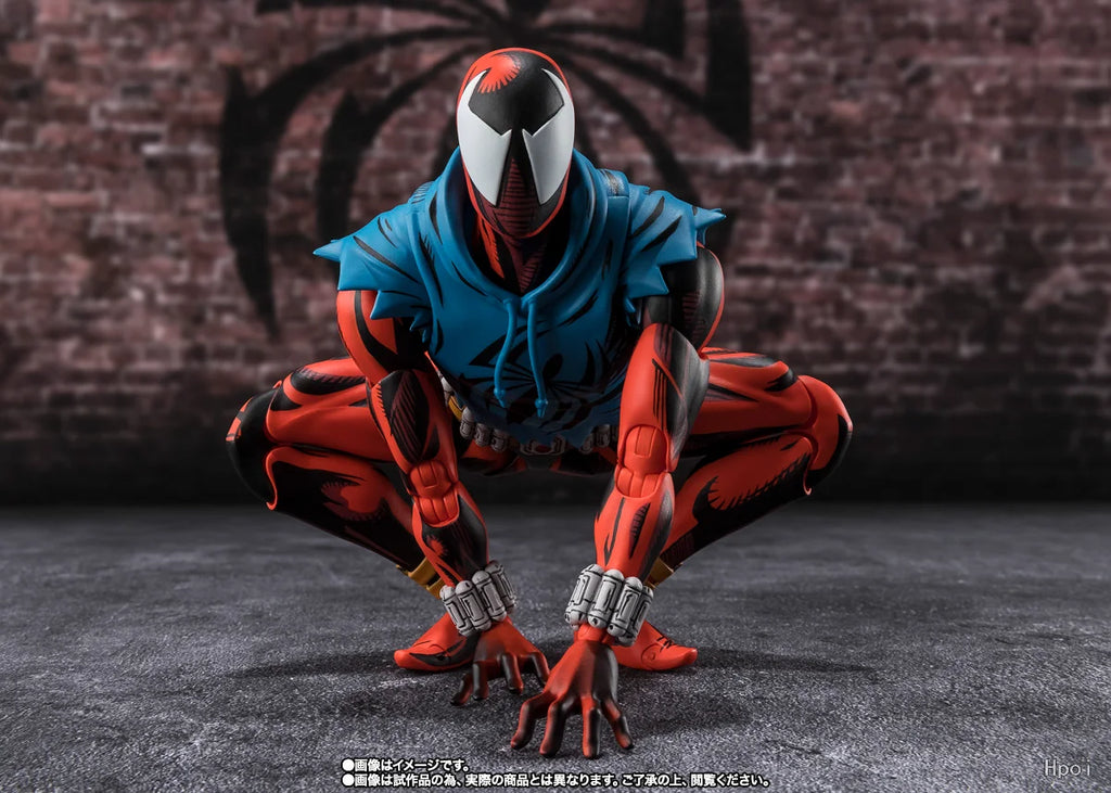BANDAI S.H.Figuarts SPIDER-MAN(BEN REILLY) Model Kit Highly Articulated Action Figure with Effect Parts Gift for Collector