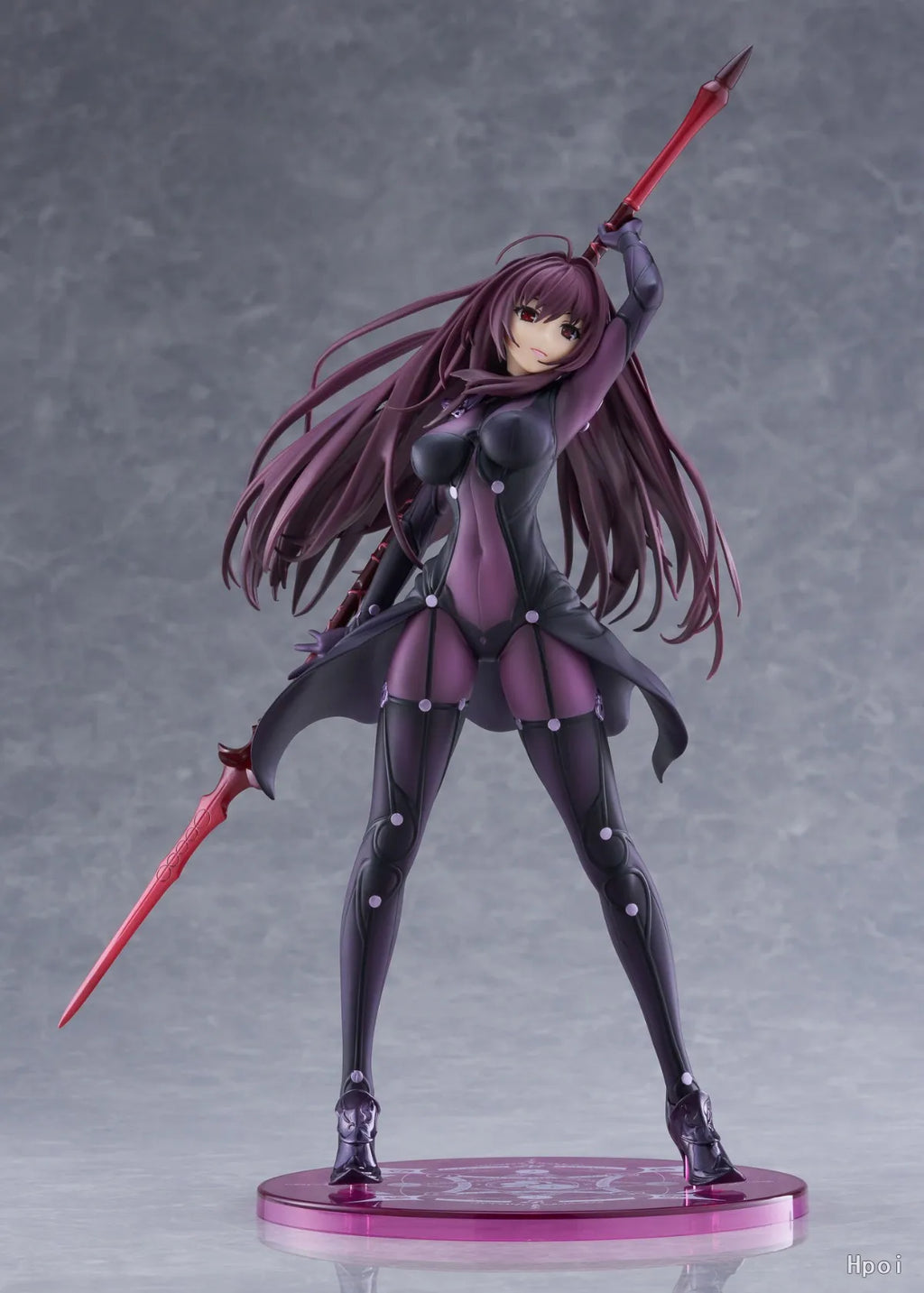 31CM Anime Fate/Grand Order Scathach Figure 1/7 Lancer Stand Model Toy Doll Action Figure PVC