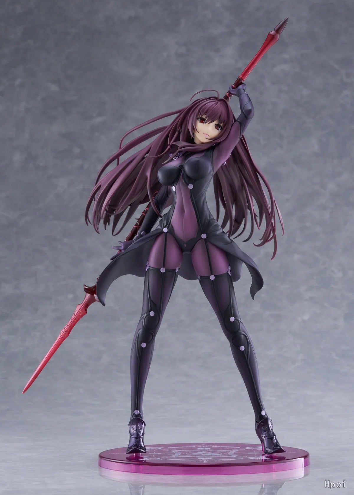 31CM Anime Fate/Grand Order Scathach Figure 1/7 Lancer Stand Model Toy Doll Action Figure PVC