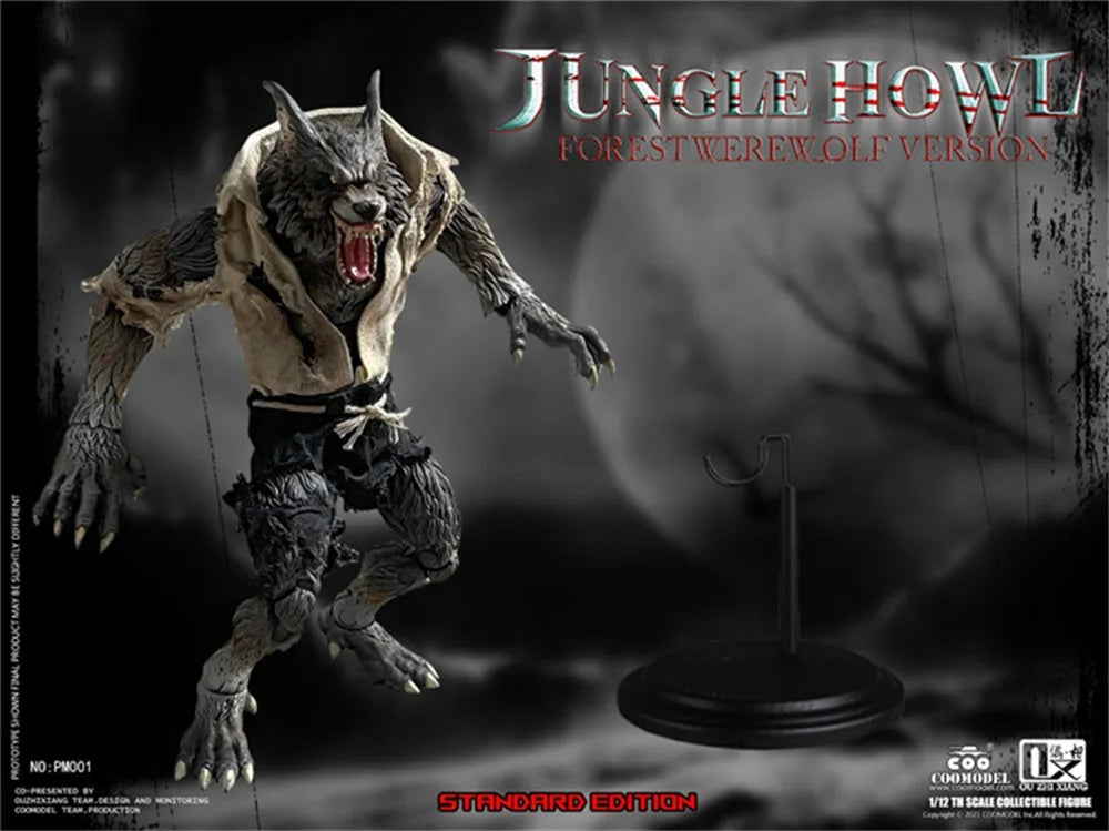 1/12 COOMODEL PM001 PM002 Palmtop Monsters Forest Werewolf Jungle Howl Standard Royal Version With Platform Set Gift For Child