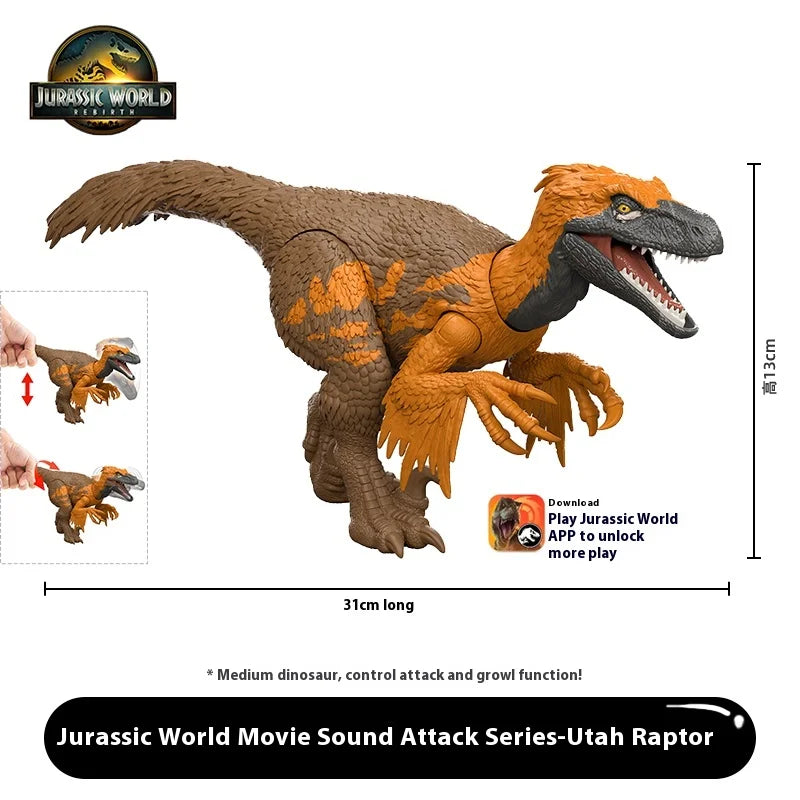 In Stock Mattel Jurassic World: Rebirth 4 Spinosaurus Action Figure Model Simulated Dinosaur Model Toys Children'S Birthday Gift