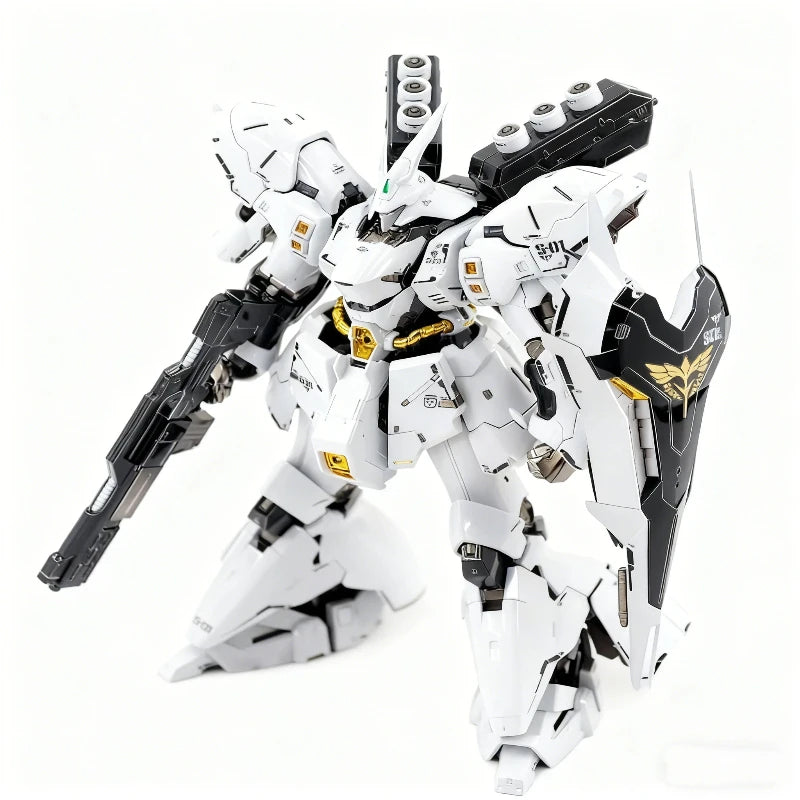 RG 1/144 MSN-04 Sazabi White Star Version Assembly Model Kit Action Figures With Decals Collectable Mecha Toy Desk Deco Boy Gift