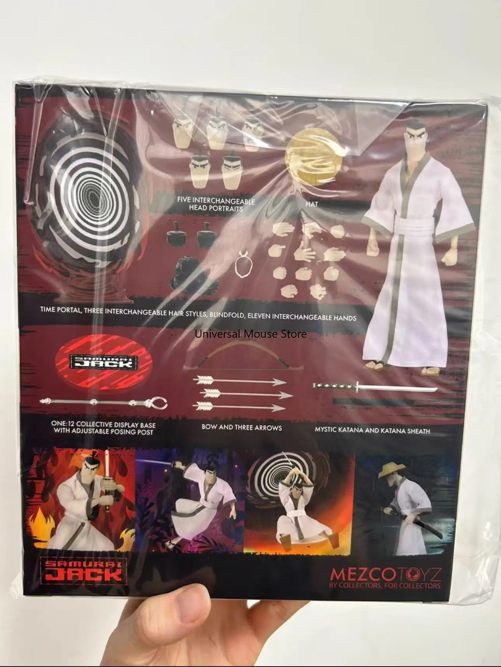 In Stock Mezco One:12 Samurai Jack Action Figure
