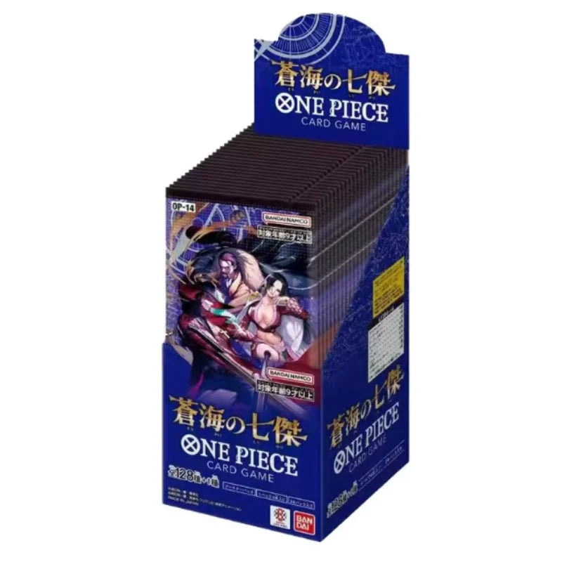 Original In Stock Yuwan Tang One Piece OPCG Card OP14 Seven Warlords of the Sea Japanese Card Booster Box Collection Toys Gifts