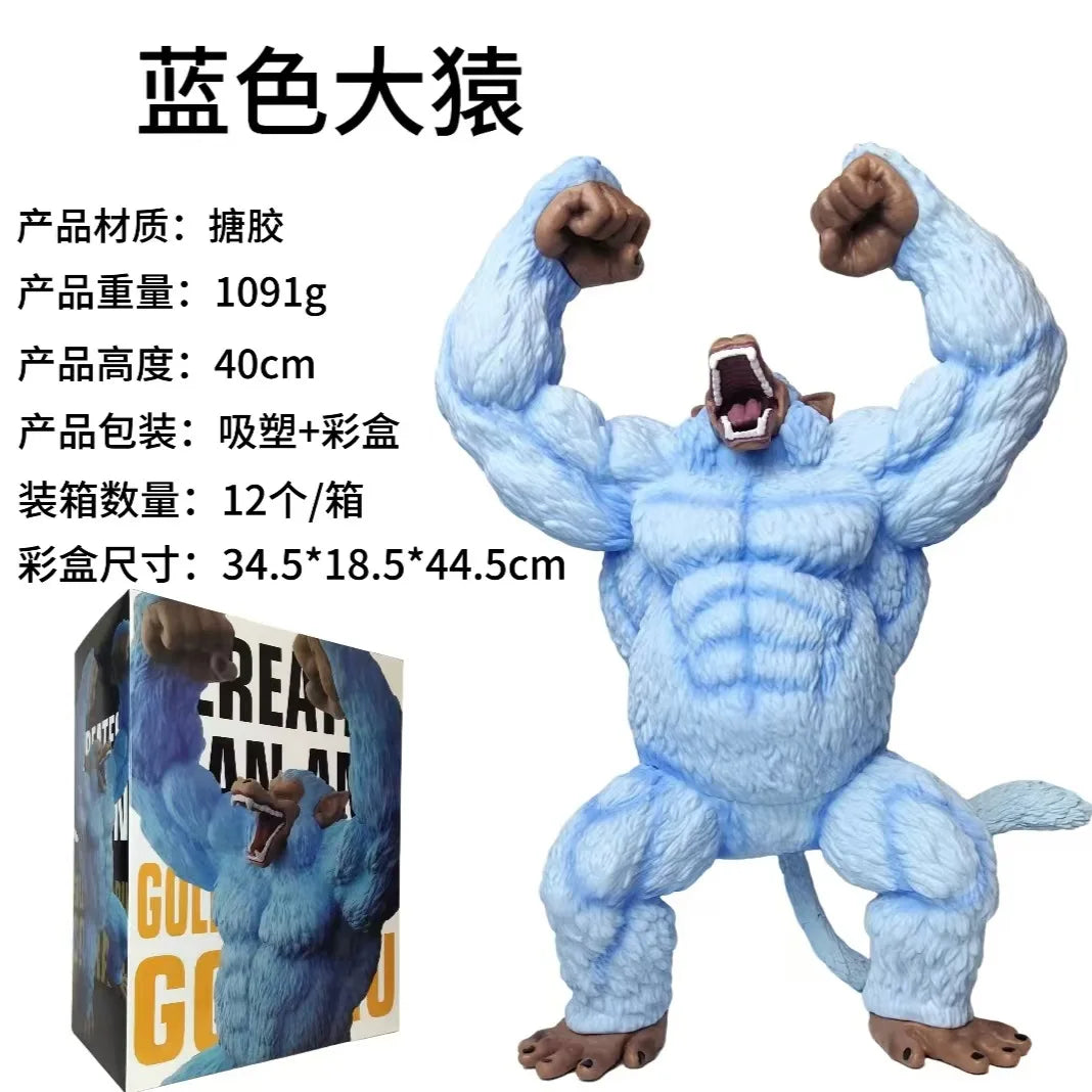 Dragon Ball Anime Golden Ape King Kong Transformierbares Desktop-Ornament Handgefertigtes Modell Actionfigur Sammlerspielzeug Geburtstagsgeschenk