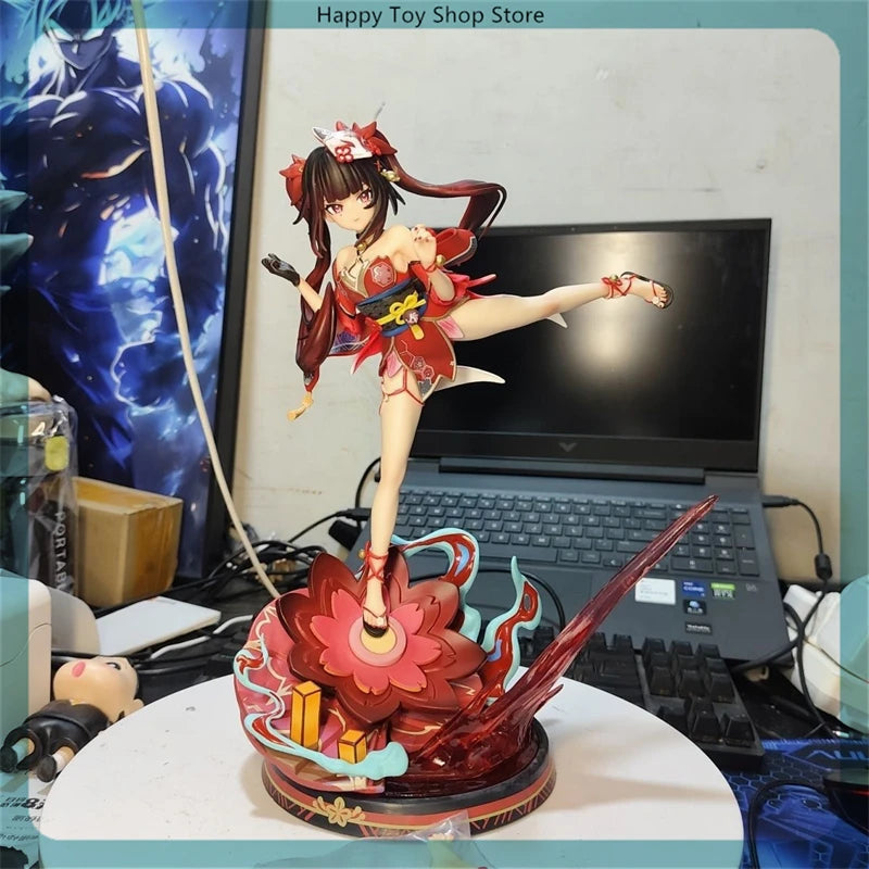28 cm Honkai: Star Rail Sparkle Kick Beliebtes Spiel Mädchen Figur Modell Statue Jungen Sammlung Desktop Dekoration Ornament Spielzeug Geschenke