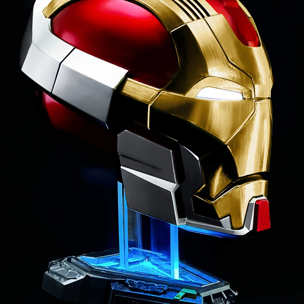 Iron Man Helmet MK17 Jarvis Voice Controlled Automatic Opening Mask Mech Mask Electric Toy Ornament