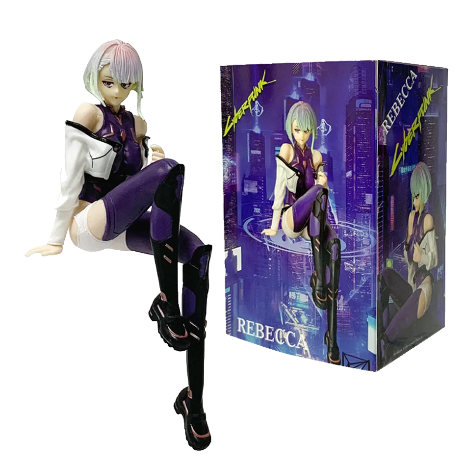 17cm  Anime Figure Super Hacker Lucy Action Figure Street Man David Figurine PVC Adult Collection Model Toy