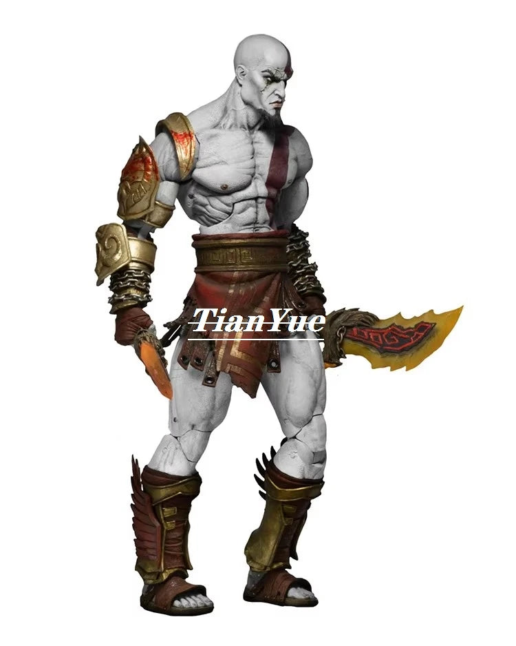 NECA Ultimate Kratos Game Character Action Figure Model Toys 18cm