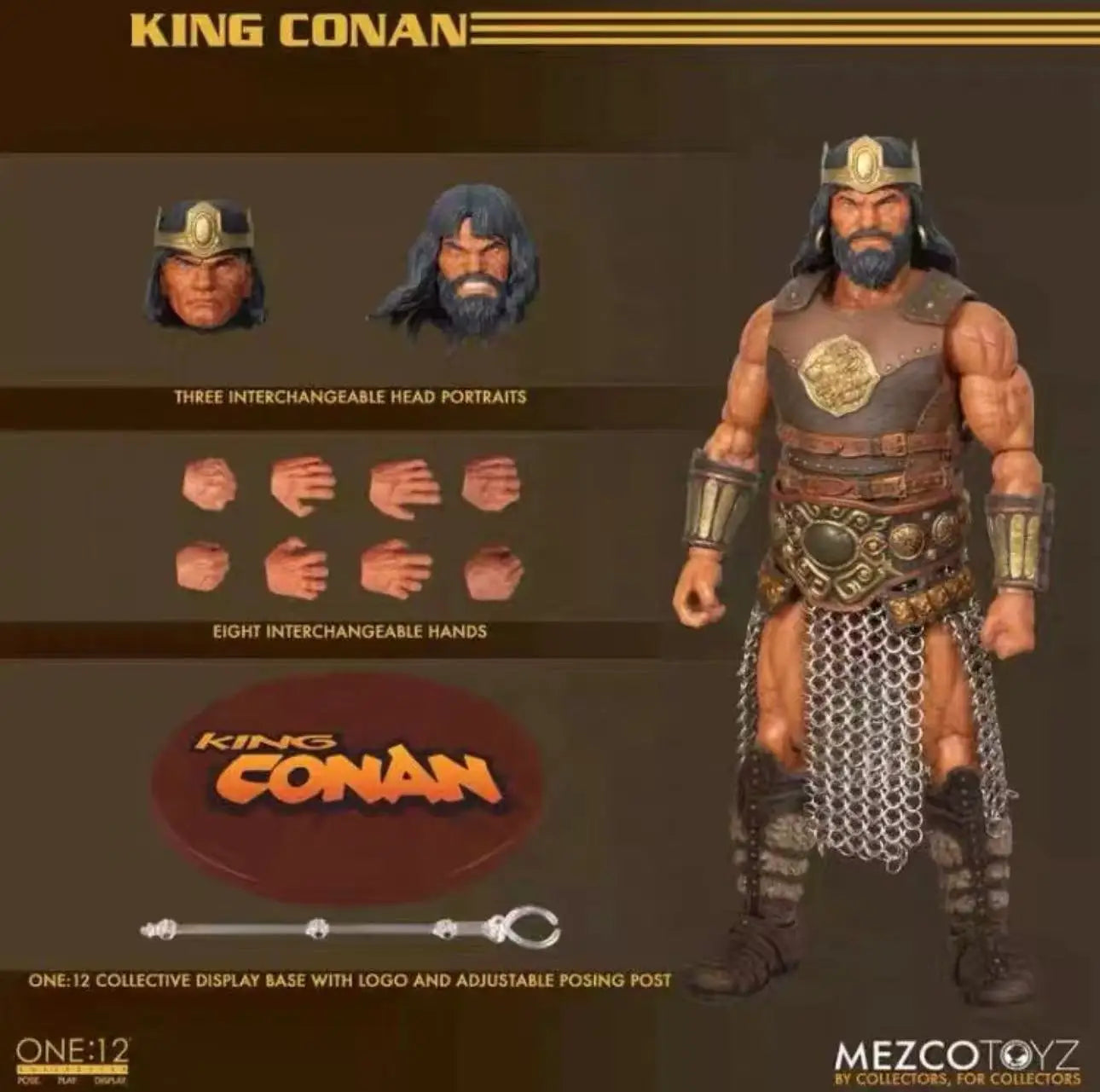 Mezco Ant King Conan ONE:12 Action Figure