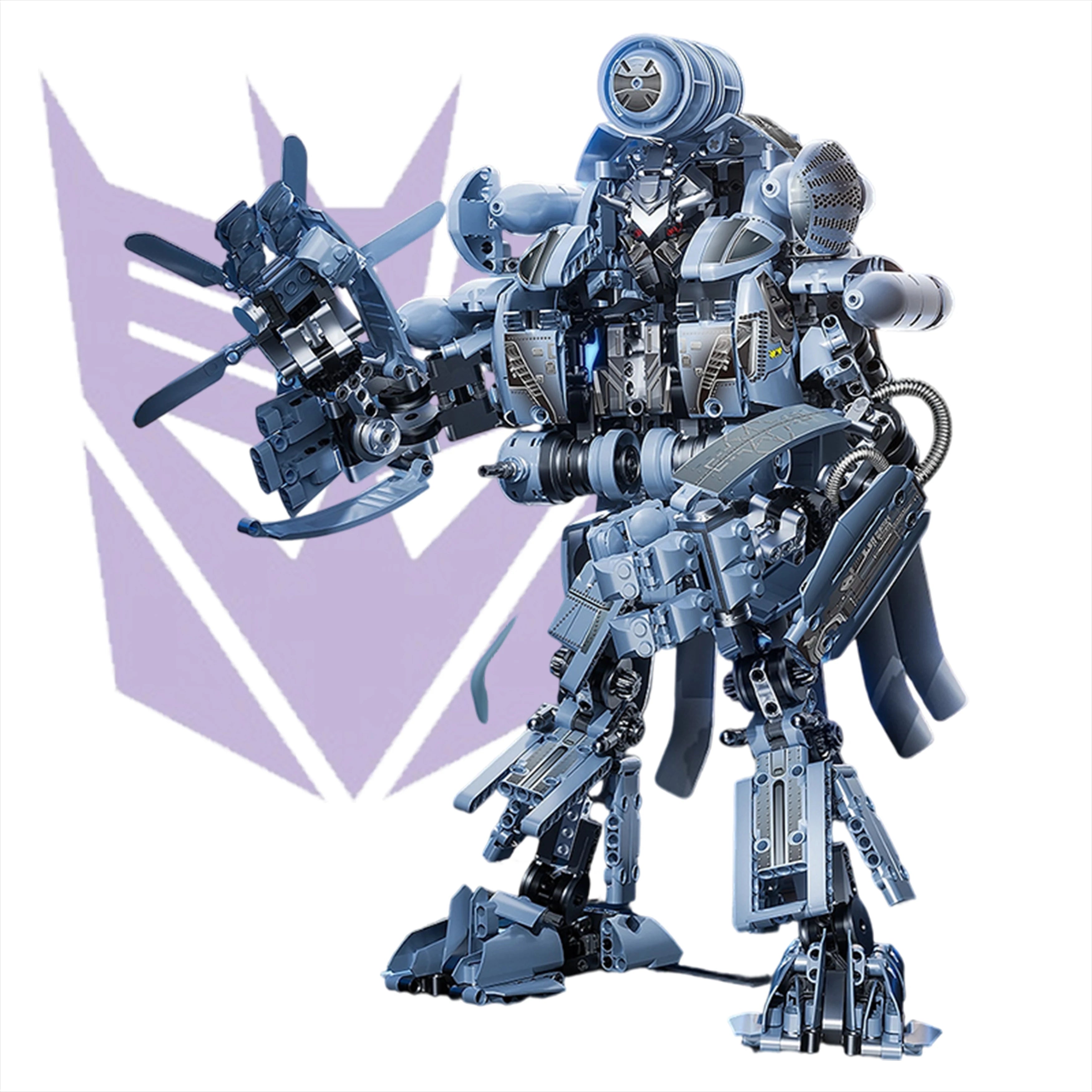 1856PCS Transformers Decepticon Vortex Mini Warrior Action Figure Building Blocks Movie Villain Model Toy Gift for Xmas Gifts
