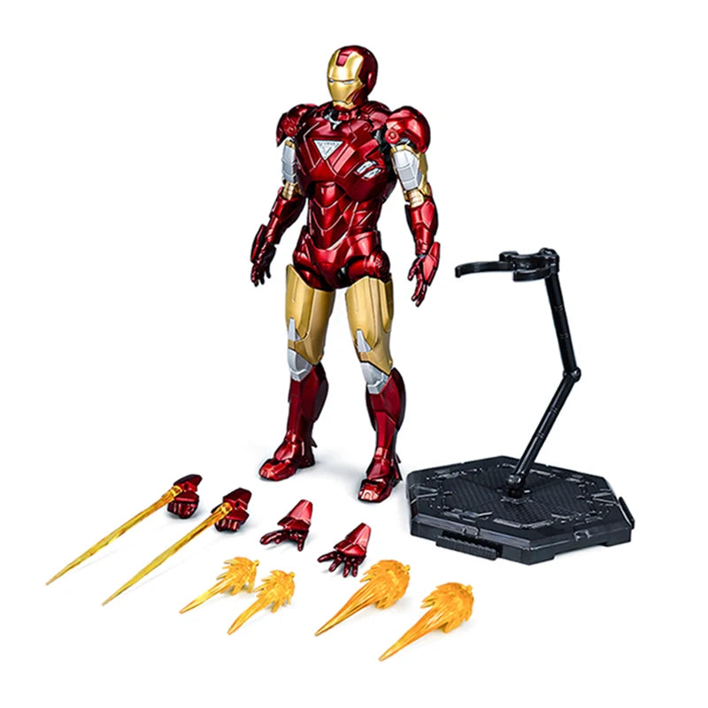 Fondjoy The Avengers Iron Man MK6 Joints Moveable Action Figures Toy 15cm ABS Material Model Toy Boy Birthday Gifts Hoilday Gift