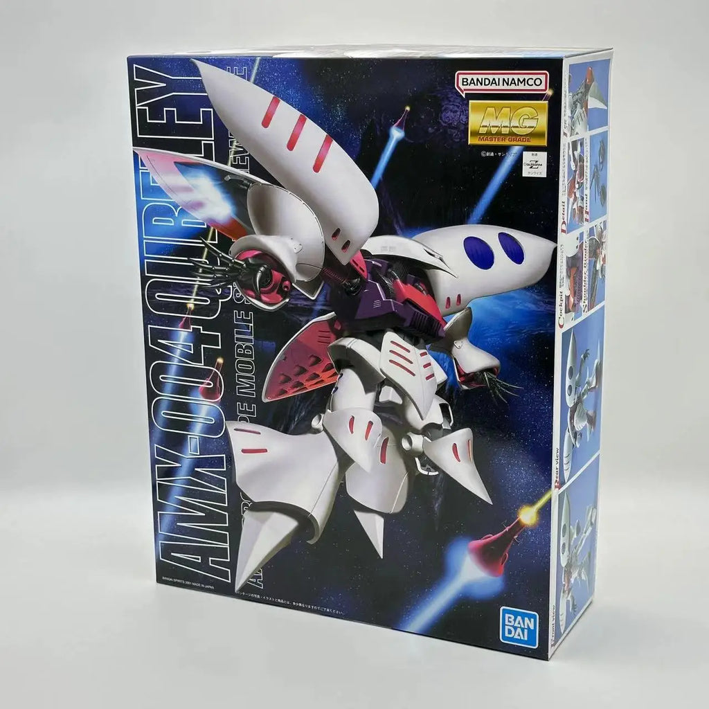 Fast Shipping Bandai Anime GUNDAM MG AMX-004 QUBELEY Original Model Toys Action Figure Collectible Ornaments Children Christmas