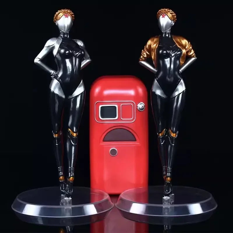 Atomic Heart Figure 20cm Atomictwinnies Game Anime Action Figure Desktop Ornament Doll Toy Collection Artwork Model Toy for Gift