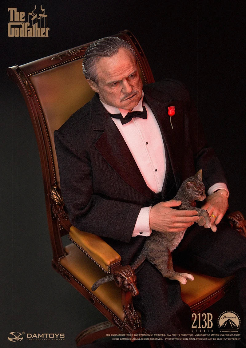 DAMTOYS DMS032/DMS033 1/6 Scale Classic The Godfather Vito Corleone 12'' Full Set Male Action Figures Toys for Fans Gifts