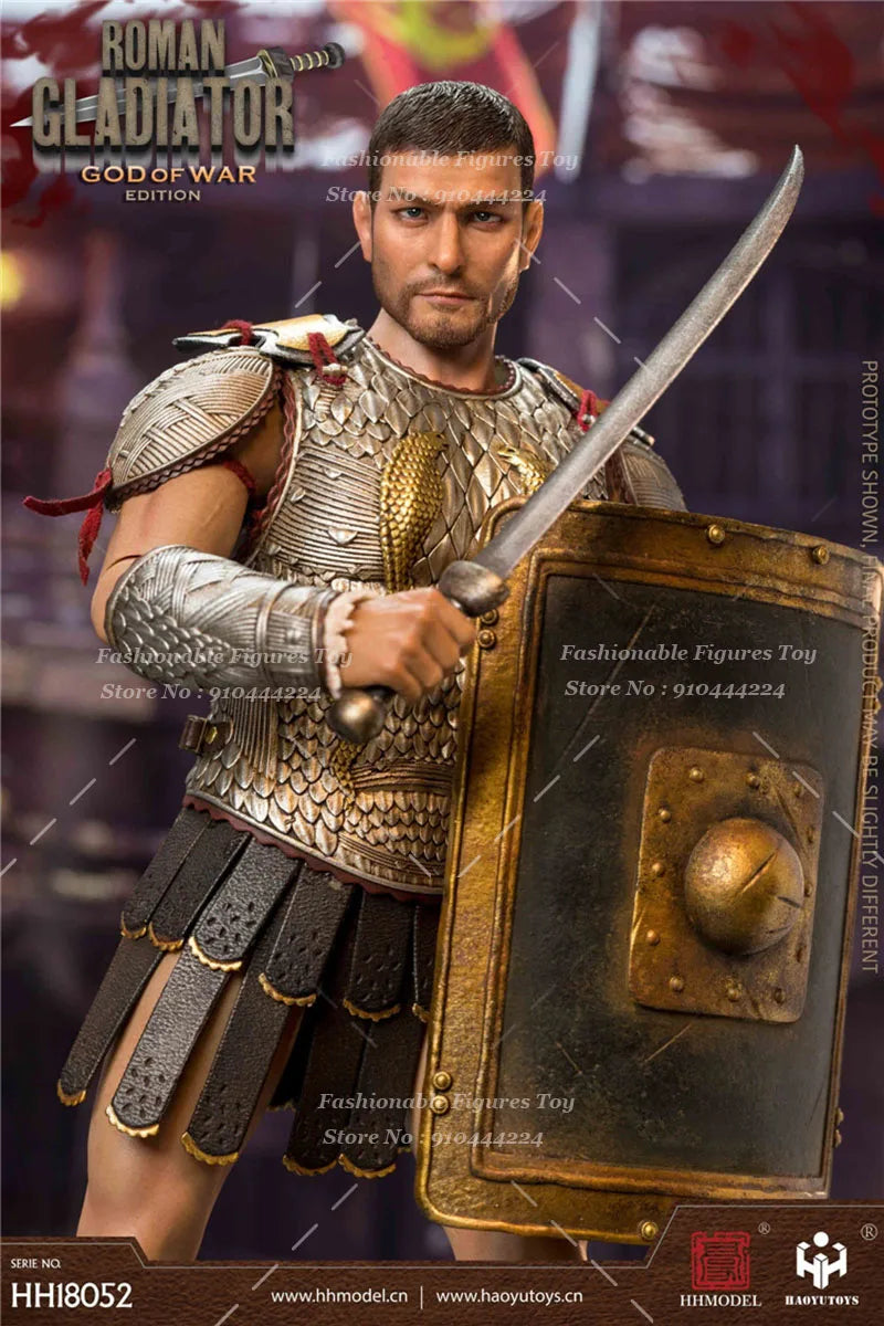 HHMODEL&HAOYUTOYS HH18052 1/6 ‌Imperial Legion Series Roman Gladiator God of War Edition 12Inch Full Set Action Figure Soldier