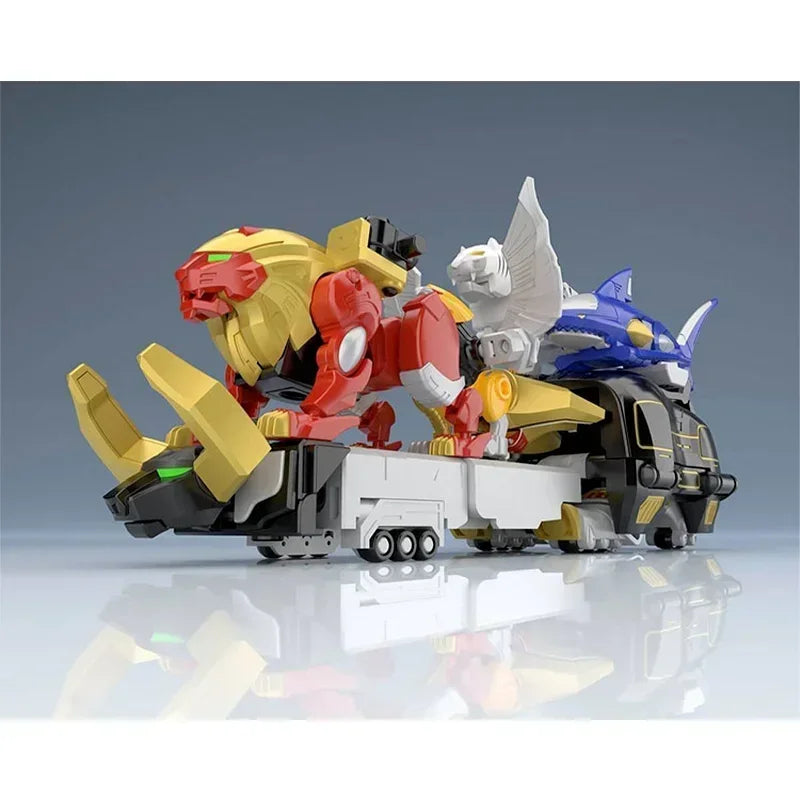 Bandai Genuine Hyakujuu Sentai Gaoranger Anime Action Figures Collectible Model SMP PB Limited Combination Toys Gifts for Kids