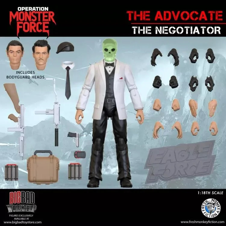 In Stock Fresh Monkey Fiction Eagle Force 4 Inch 1 18 Scale 2025 Fall Wave Action Figure Set Ninja Space Ape Captain Hunter
